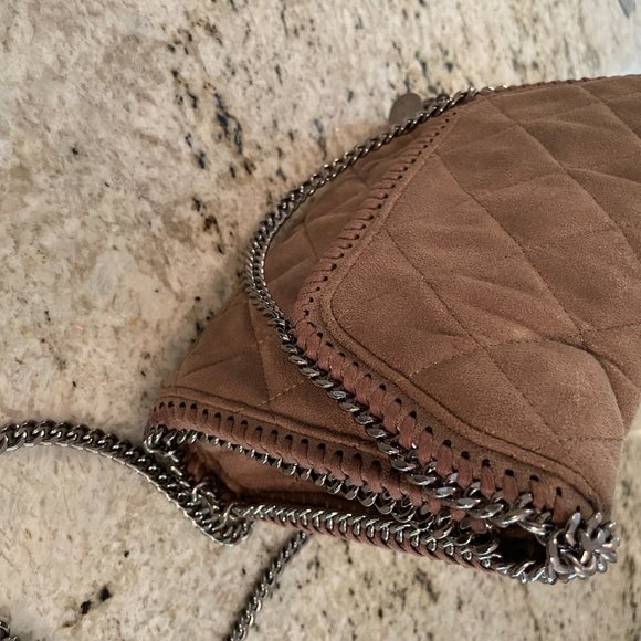 Stella McCartney Falabella Quilted Shaggy Mini Bag - Picture 3 of 7